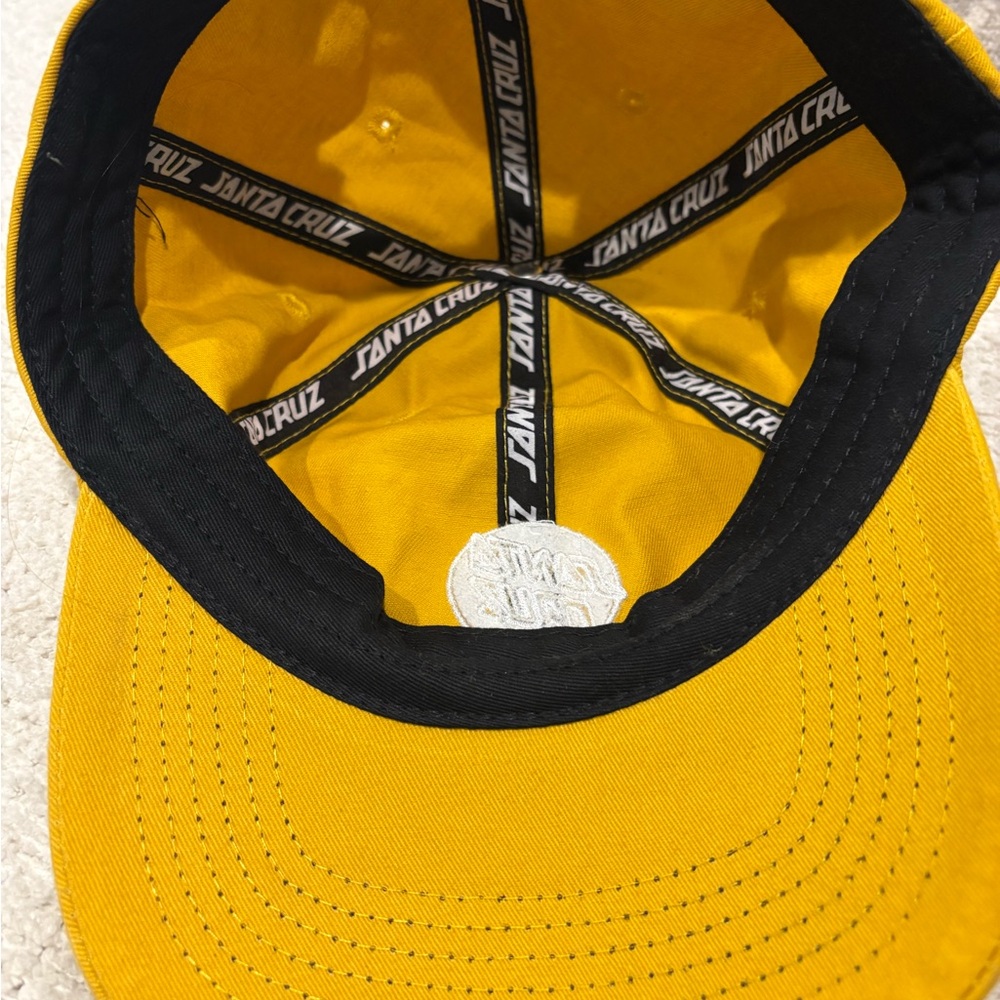 Santa Cruz Mustard Yellow Cap - Picture 3 of 4